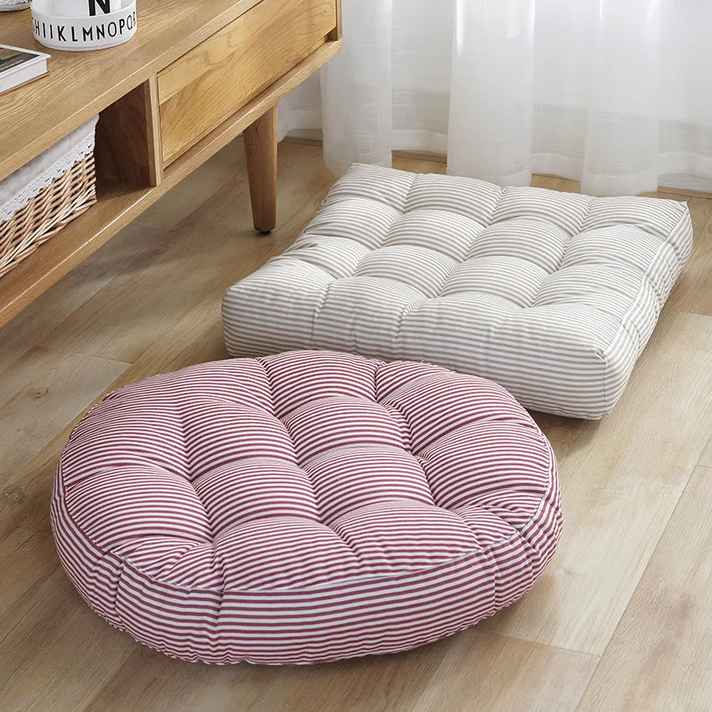 Meditation Cushion Zafu - 1 Stück rundes weiches Kissen für