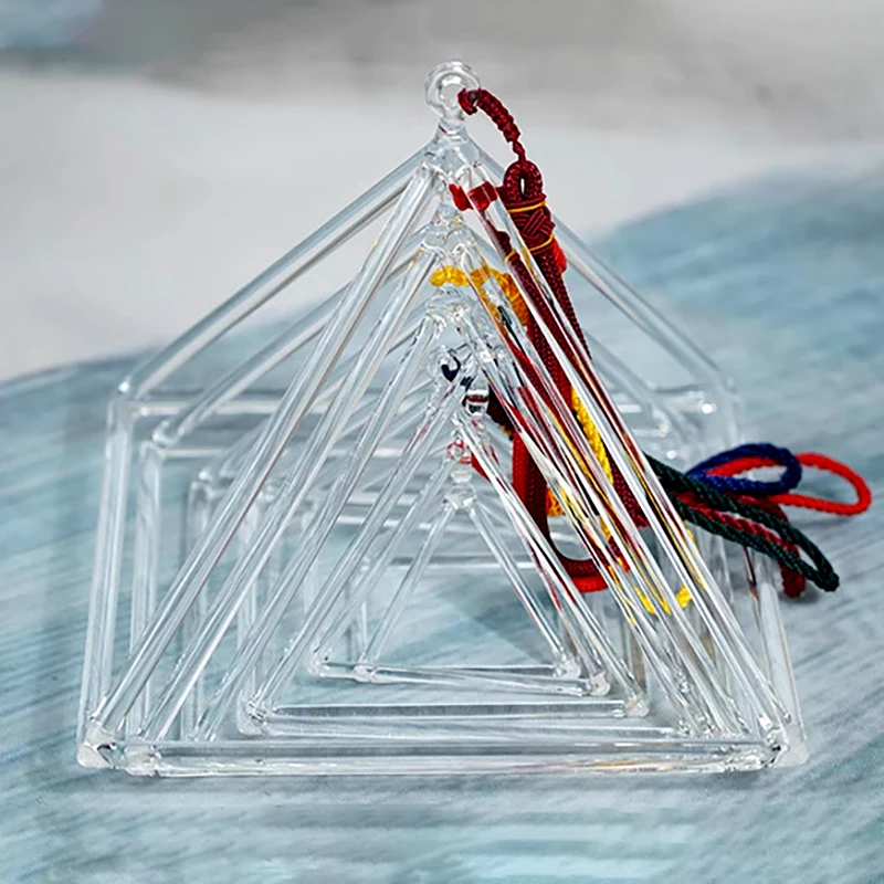 Healing Crystal Set - 3-8 Zoll Kristall singende Pyramide Yoga