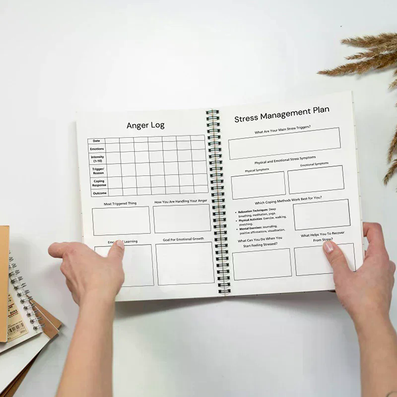 Health Wellness Journal - Tagebuch für psychische Gesundheit, Planer für