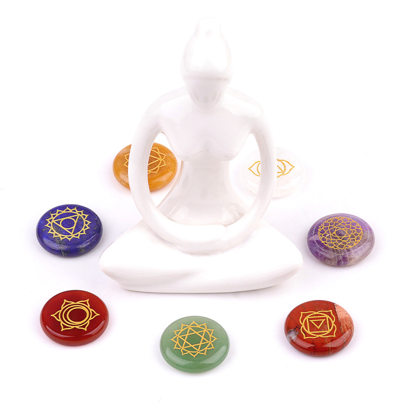 7 Stück/Set Natursteinperlen,  – Healing Crystal Set Bewertung und Preis